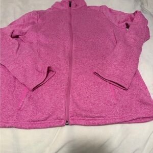 Grand Slam Pink Full-Zip Cozy Knit Jacket Women’s Large
